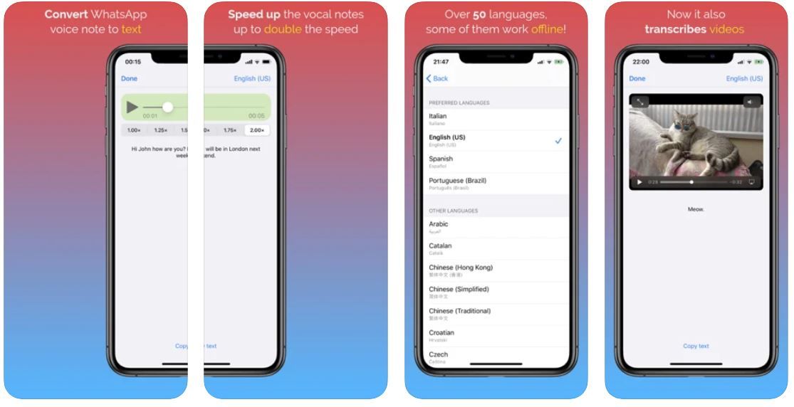 App Audio to Text for WhatsApp App Audio to Text for WhatsApp