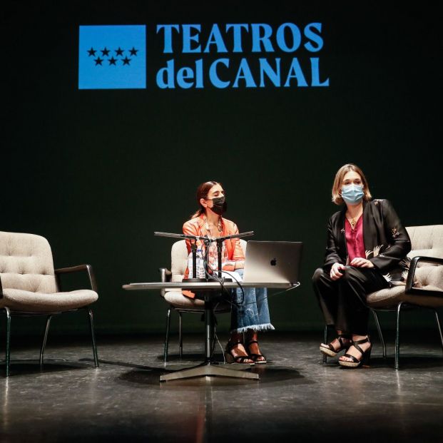 Rivera de la Cruz y Li en la presentación de la temporada de Teatros del Canal. FotoComunidad de Madrid