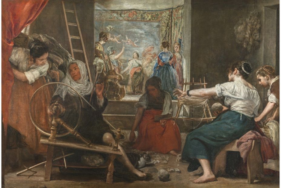 EuropaPress 2635982 obra hilanderas velazquez bandas anadidas EuropaPress 2635982 obra hilanderas velazquez bandas anadidas