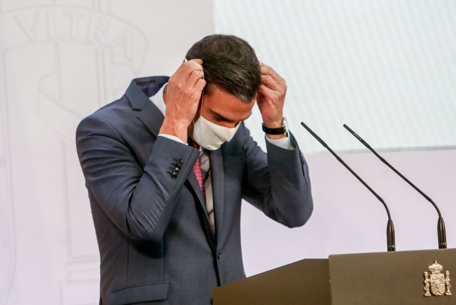 Sánchez se cuelga la "medalla de oro" a su gestión en plena quinta ola del coronavirus Sánchez se cuelga la "medalla de oro" a su gestión en plena quinta ola del coronavirus