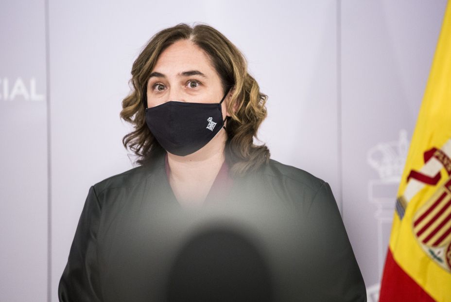 Indignado y estafado. Ada Colau. Foto: Europa Press Indignado y estafado. Ada Colau. Foto: Europa Press