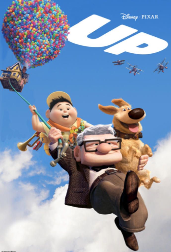 Cartel de 'Up'. Foto: Disney Cartel de 'Up'. Foto: Disney