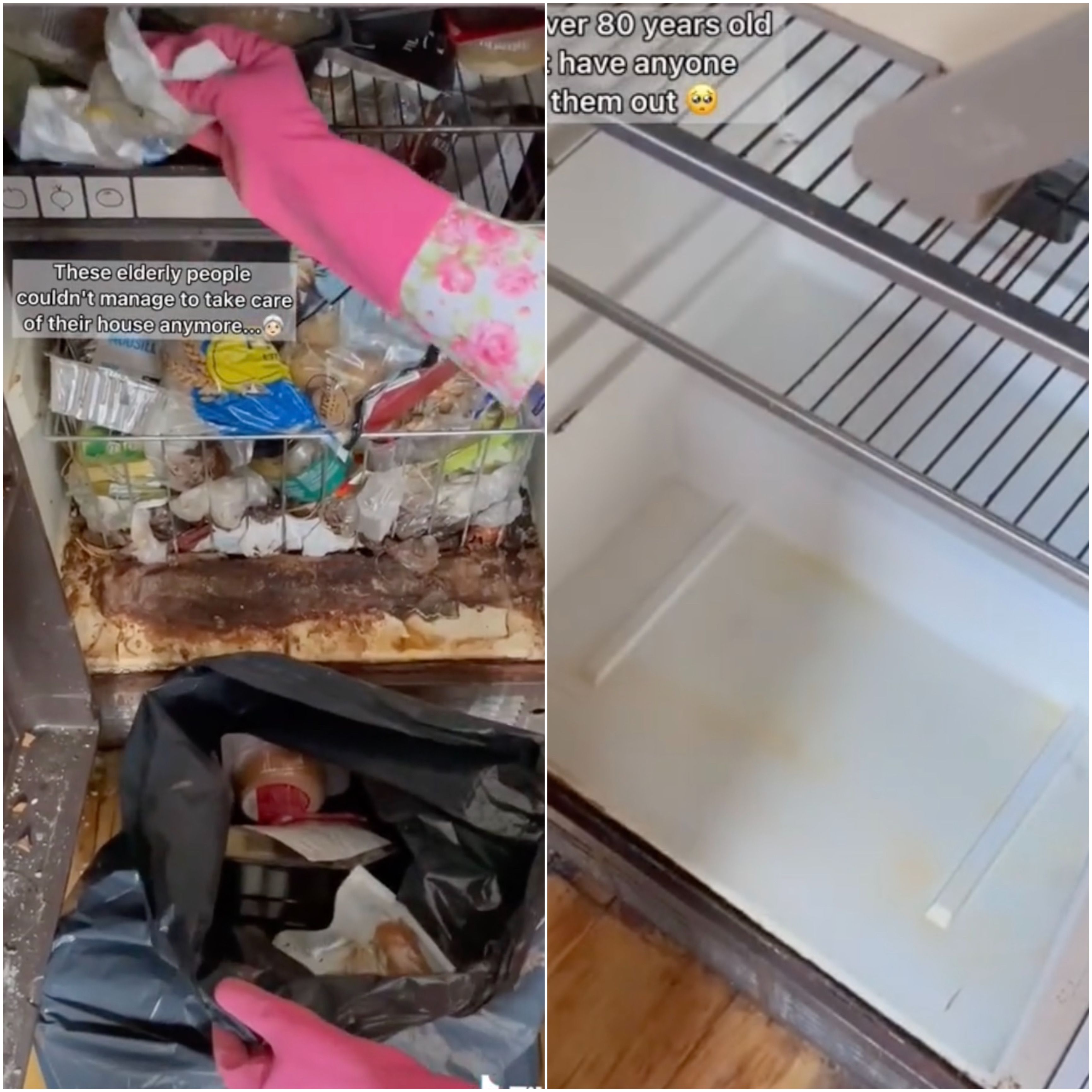 Una joven limpia la casa de un matrimonio de mayores y su gesto solidario se hace viral (Foto: TikTok @aurikatariina)