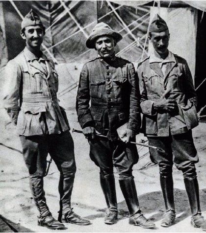 El capitan Franco en África. Foto Europa Press El capitan Franco en África. Foto Europa Press