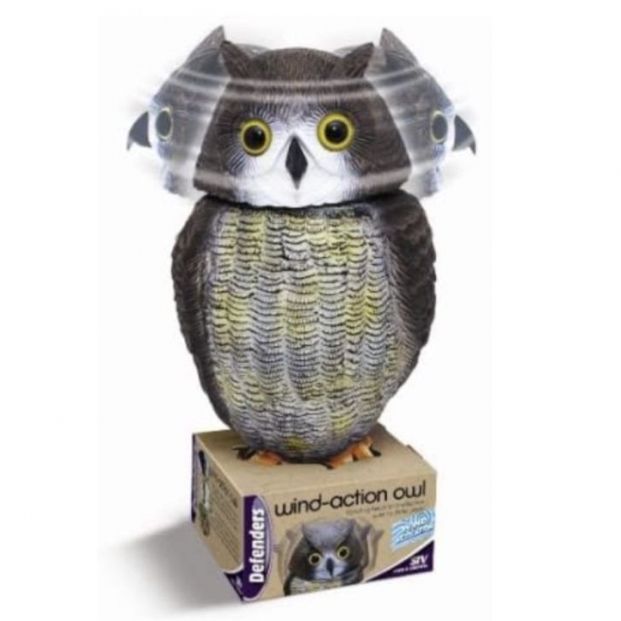 Búho ahuyenta palomas con cabeza giratoria de Primrose (Foto: Amazon) Búho ahuyenta palomas con cabeza giratoria de Primrose (Foto: Amazon)