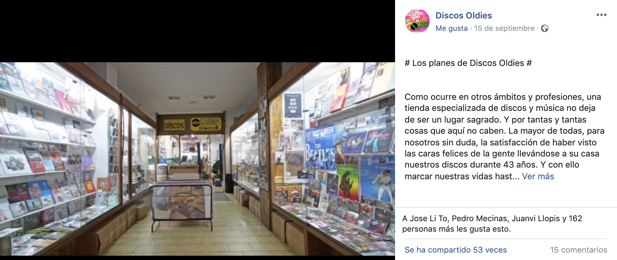 Discos Oldies. Facebook Discos Oldies. Facebook