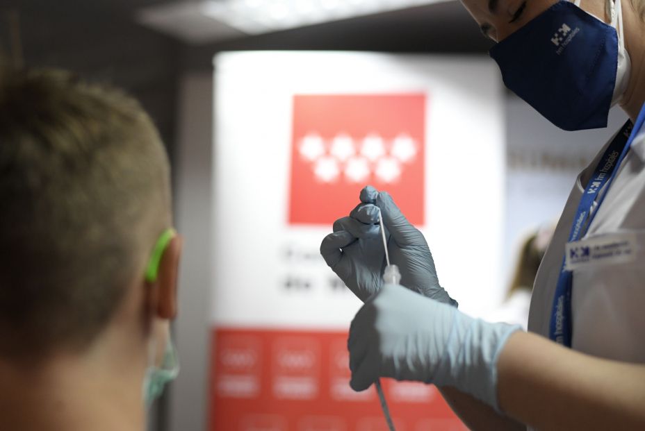 EuropaPress 3823542 test antigenos plaza castilla EuropaPress 3823542 test antigenos plaza castilla