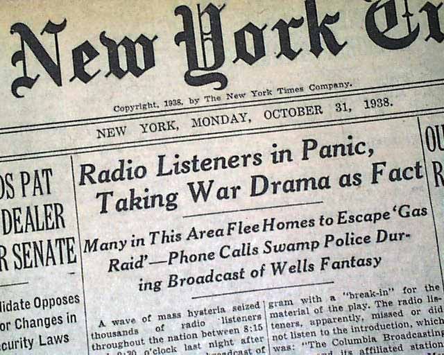 The New York Times La guerra de los mundos