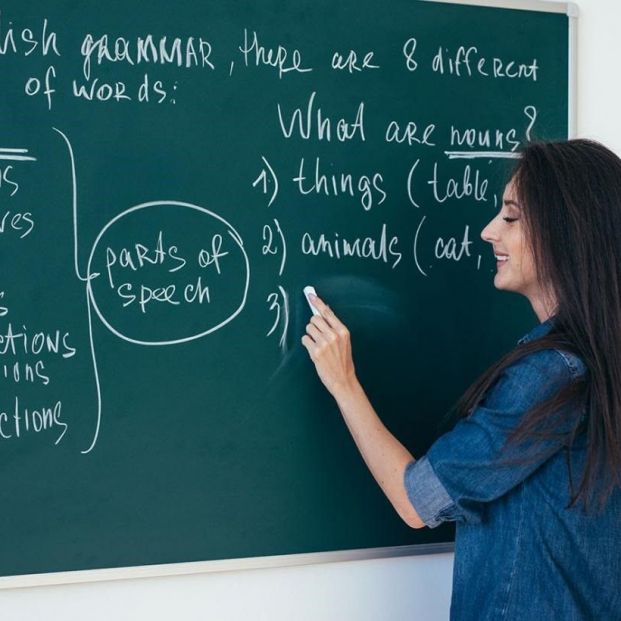EP escuela pizarra aula docente profesora