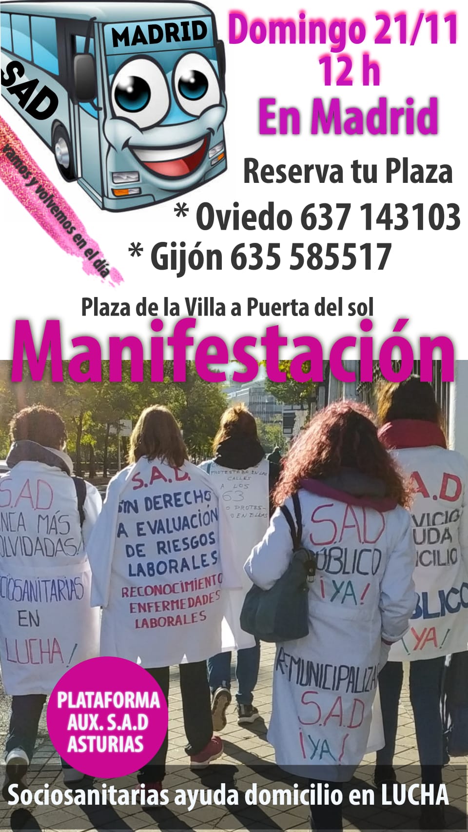 cuidadoras ayuda a domicilio manifestacion cuidadoras ayuda a domicilio manifestacion