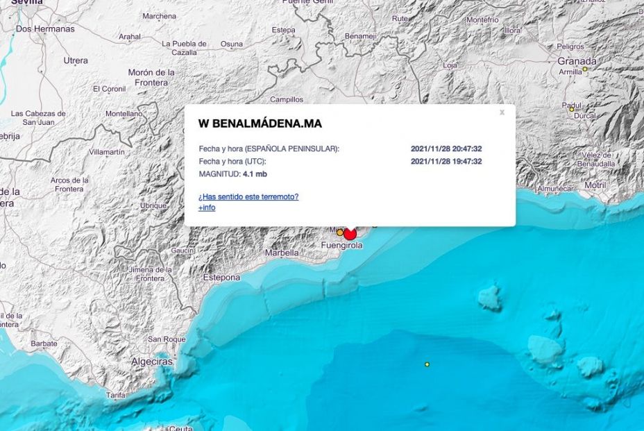 Terremoto Benalmádena