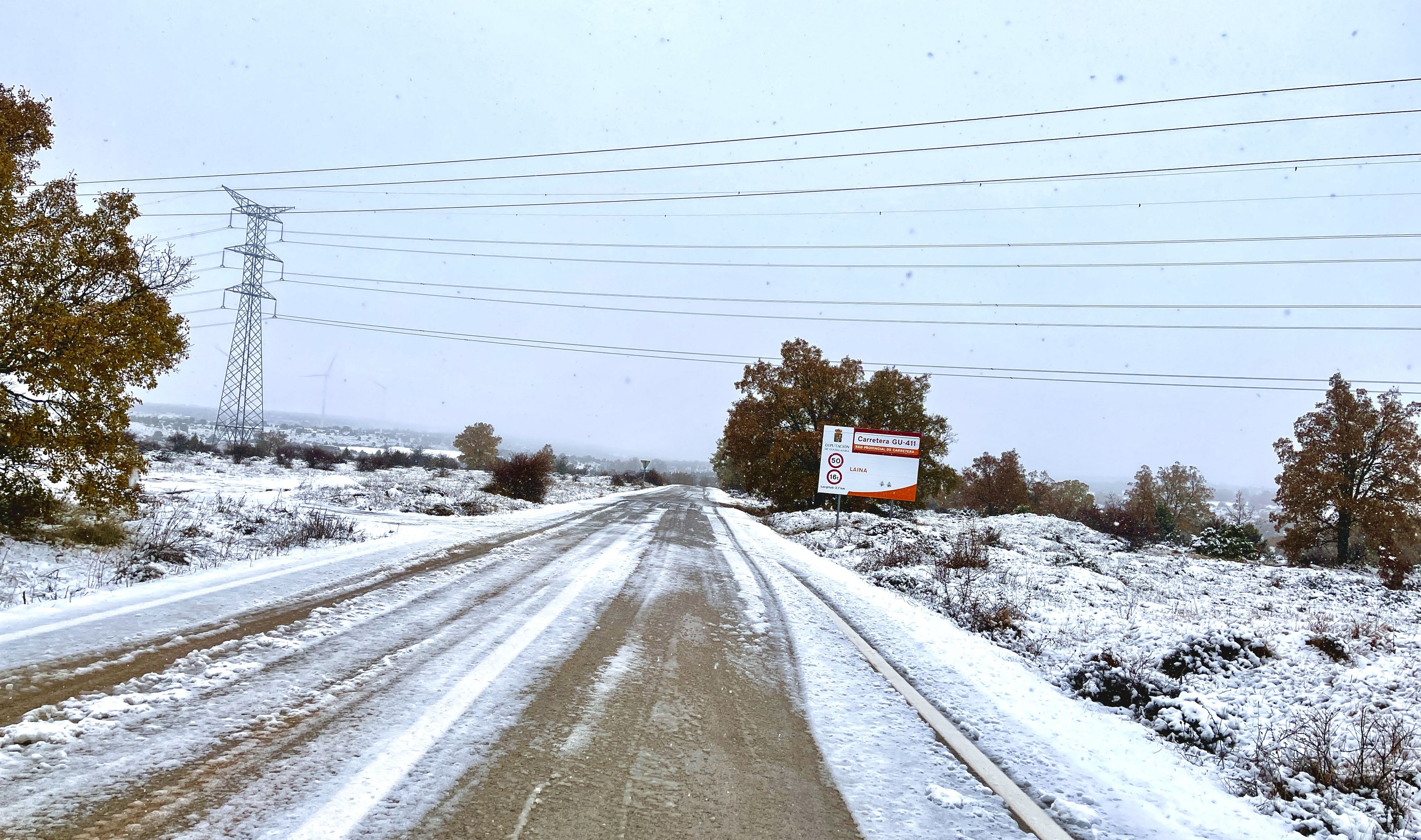 EuropaPress 4099315 campo maranchon cubierto nieve 23 noviembre 2021 maranchon guadalajara