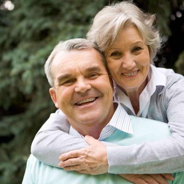 Personas mayores felices