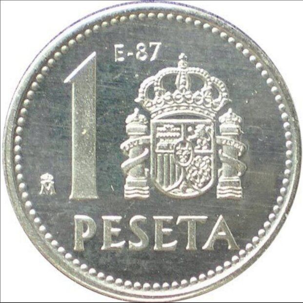Peseta 1987 E 87 Peseta 1987 E 87