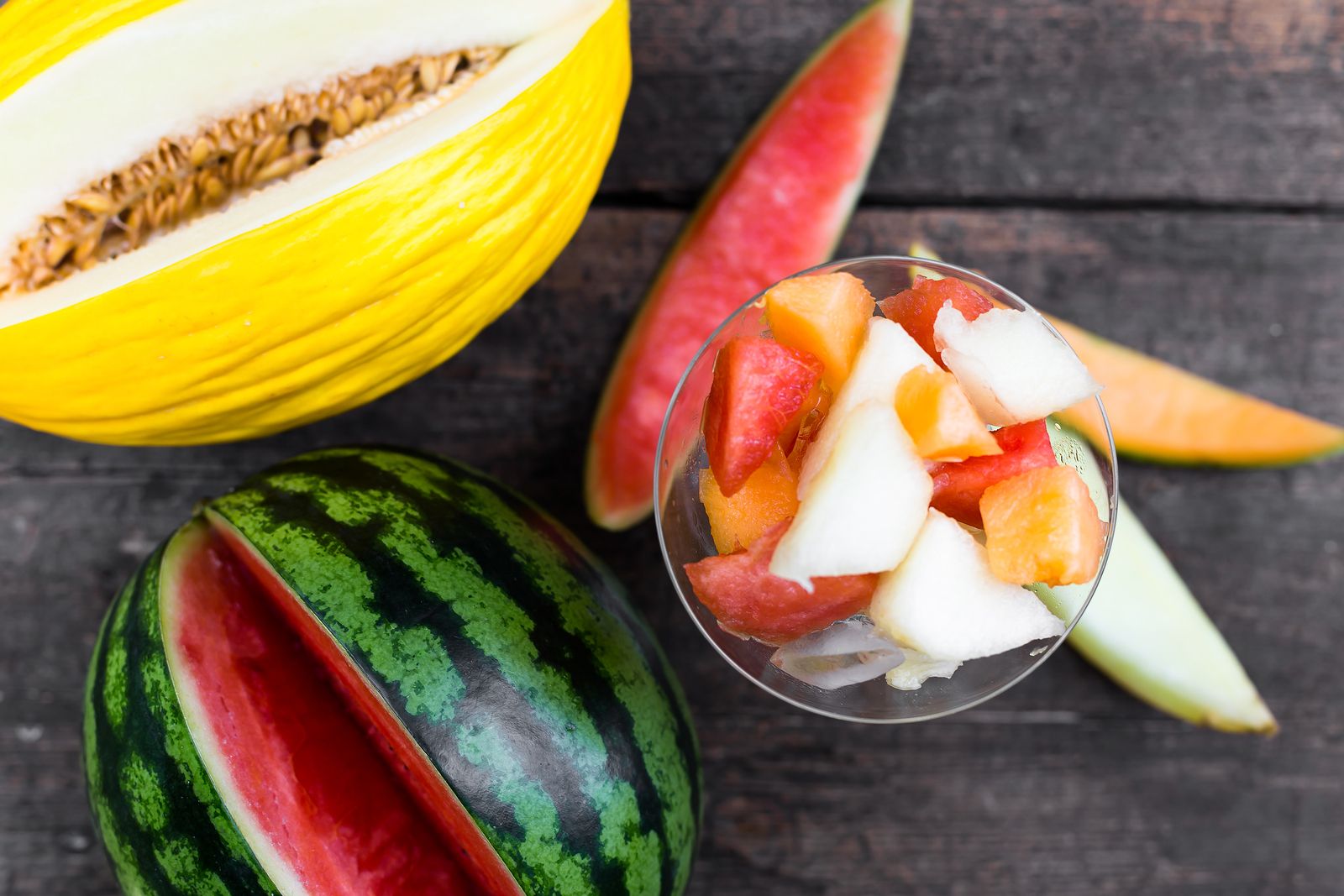 Recetas con sandía y melón