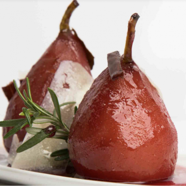 Peras de Jumilla al vino. Foto: Murcia Turística Peras de Jumilla al vino. Foto: Murcia Turística