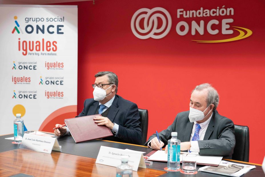 EuropaPress 4190382 firma acuerdo fundacion once asociacion espanola fundaciones tutelares aeft
