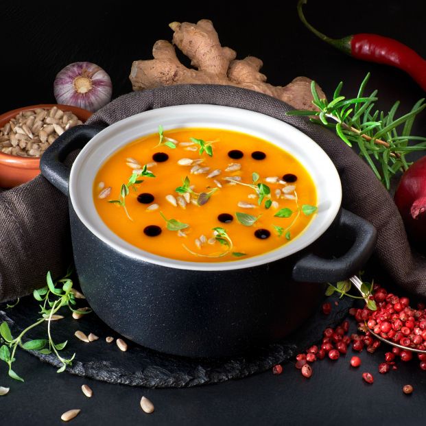 Pipas de calabaza en puré