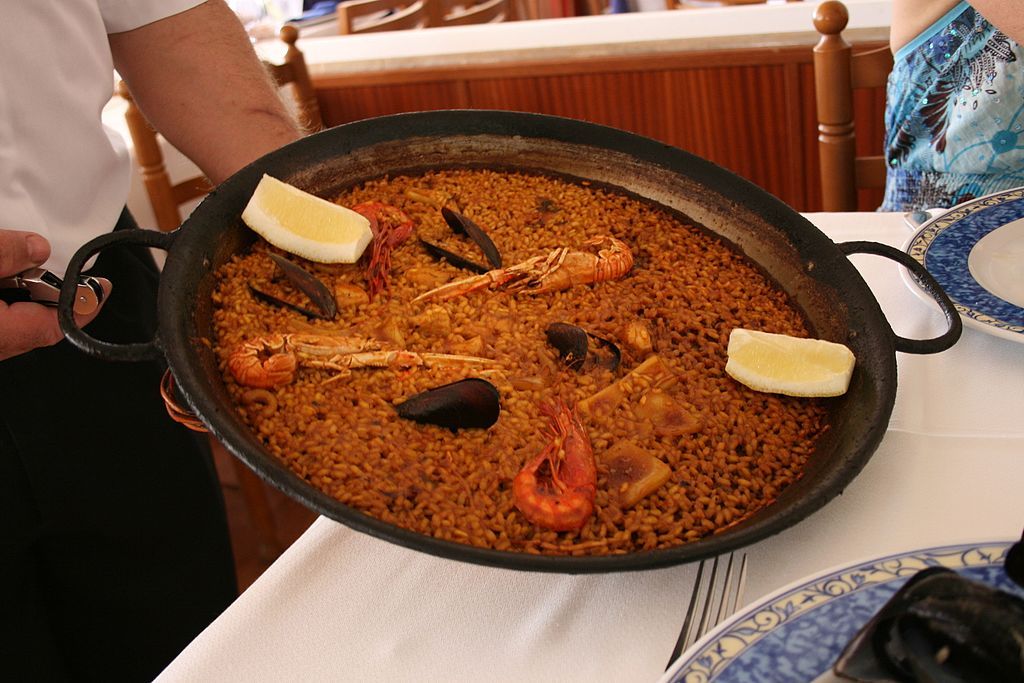 Paella Valencia. Foto: Wikipedia Paella Valencia. Foto: Wikipedia