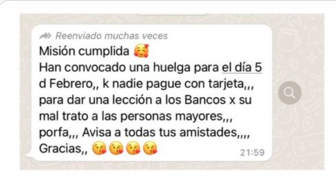 Boicot tarjetas Boicot tarjetas