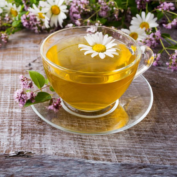 Infusión de manzanilla Infusión de manzanilla