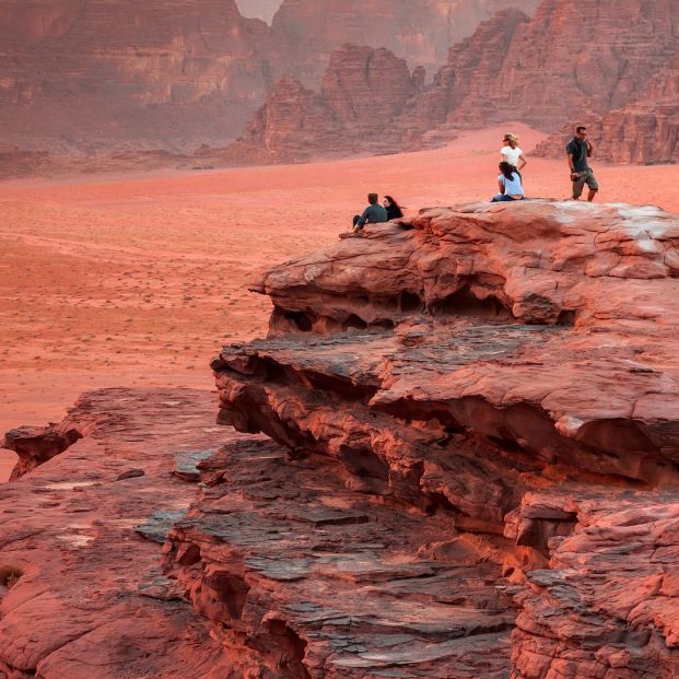 Desierto de Wadi Rum Desierto de Wadi Rum