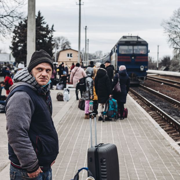 guerra ucrania abuelos despiden nieto guerra ucrania abuelos despiden nieto