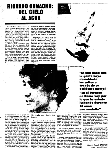 Ricardo Camacho en la prensa Ricardo Camacho en la prensa