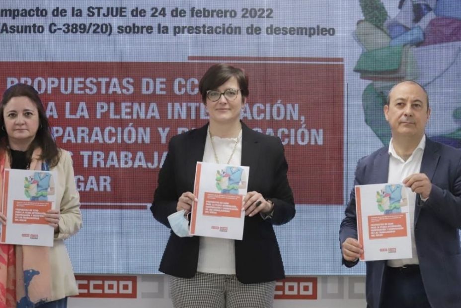 EuropaPress 4349779 presentacion informe ccoo trabajadoras hogar EuropaPress 4349779 presentacion informe ccoo trabajadoras hogar